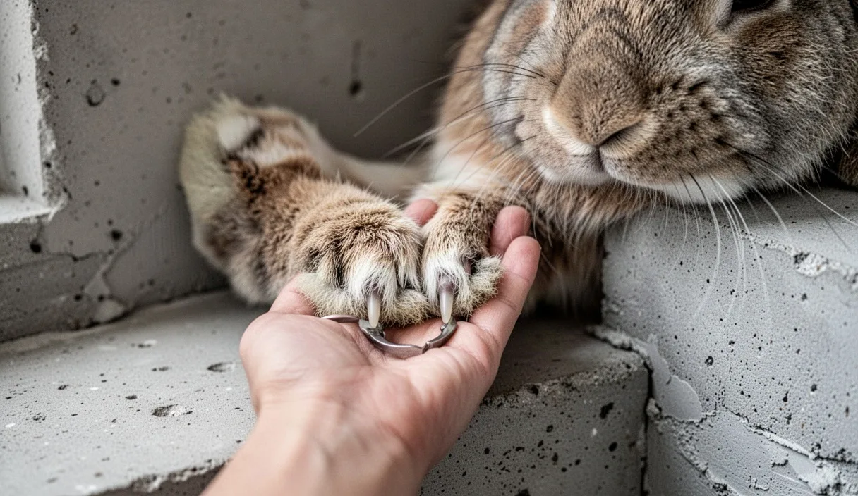 A Simple Routine for Trimming a Rabbit's Nails